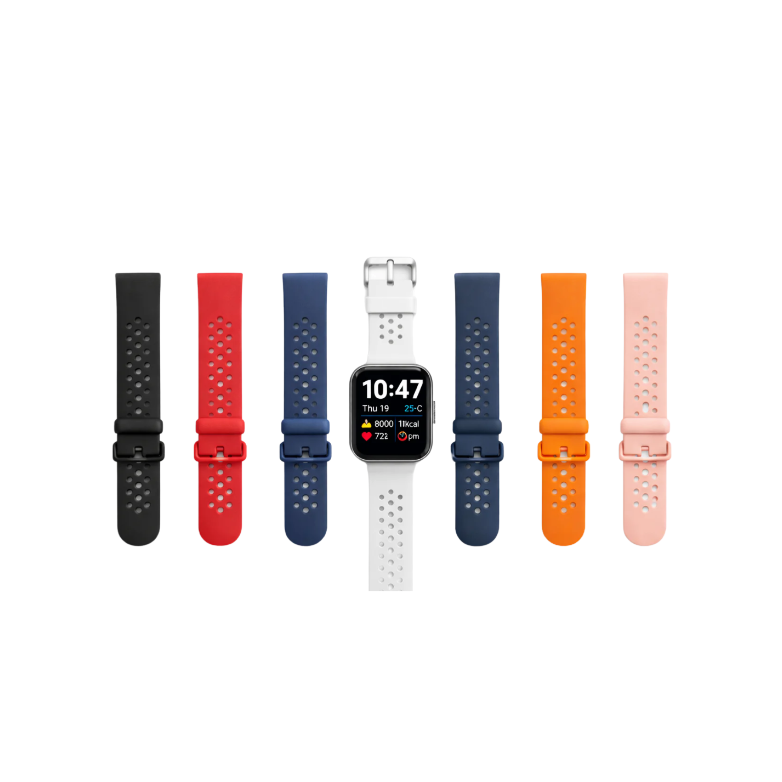 Reloj Inteligente Smartwatch con 7 Mallas Intercambiables
